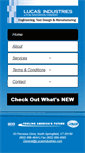 Mobile Screenshot of lucasindustries.com