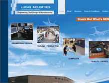 Tablet Screenshot of lucasindustries.com
